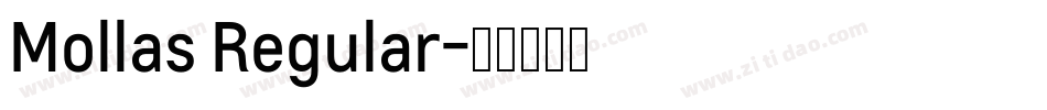 Mollas Regular字体转换